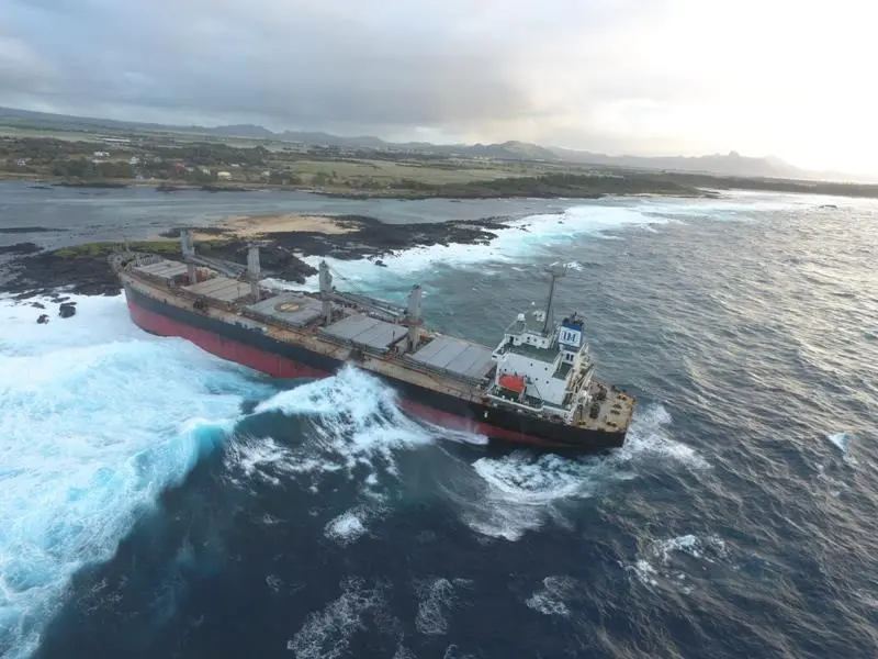 'Benita' the ship survived the grounding but lost the final battle (Five Oceans Salvage)