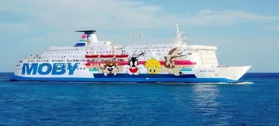 The RoRo ferry 'MV Moby Zaza' was built in 1982