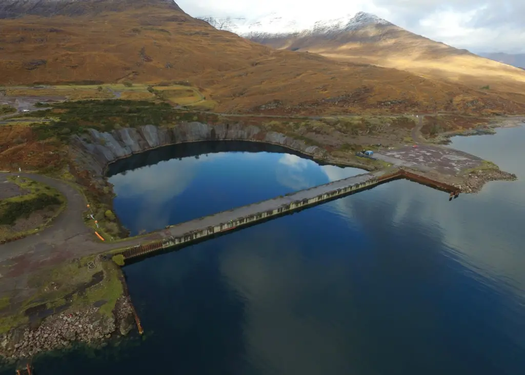 Kishorn, with its on-site quarry and concrete production facilities, is attracting attention from the renewables market