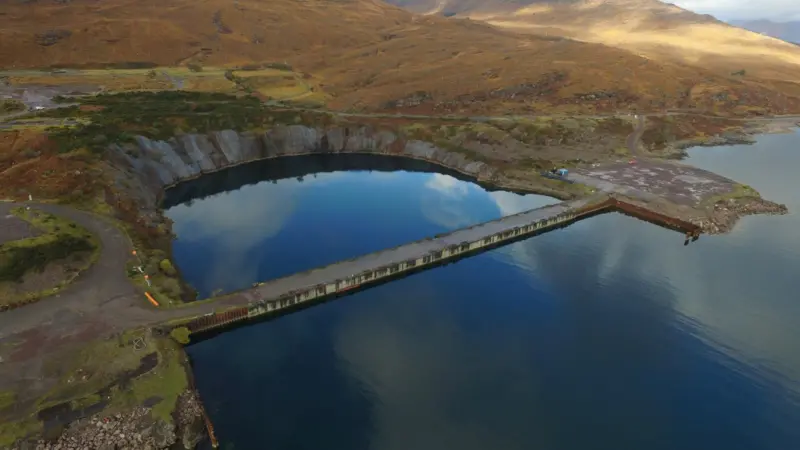 Kishorn, with its on-site quarry and concrete production facilities, is attracting attention from the renewables market