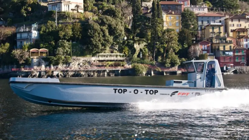 FB3 is a deep vee hull design for operating at speed with twin SP surface drives