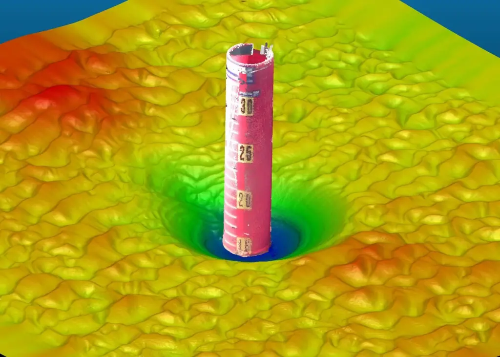 Over the last decade the drive to develop offshore renewable resources has emphasised the importance of assessing the scour hazard