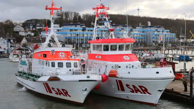 The old and new 'Berlin' in Laboe (Photo: DGzRS)