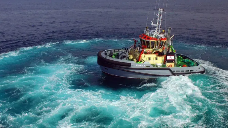 'Ponga' demonstrates its manoeuvring capabilities (RAL)