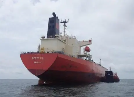 'Spottail' was refloated by transferring fuel within the vessel itself (Tsavliris)