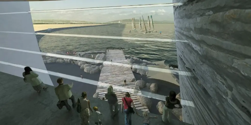 The report makes over 30 recommendations for delivering a tidal lagoon auditory Photo: Tidal Lagoon Power (Artists Impression)