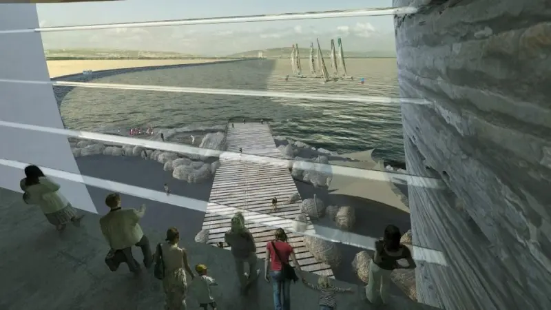The report makes over 30 recommendations for delivering a tidal lagoon auditory Photo: Tidal Lagoon Power (Artists Impression)
