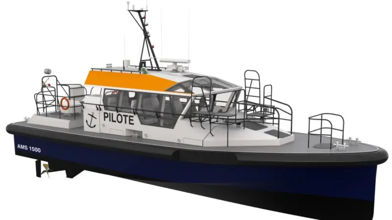 Alumarine's 15m pilot is due to enter into service in mid 2017