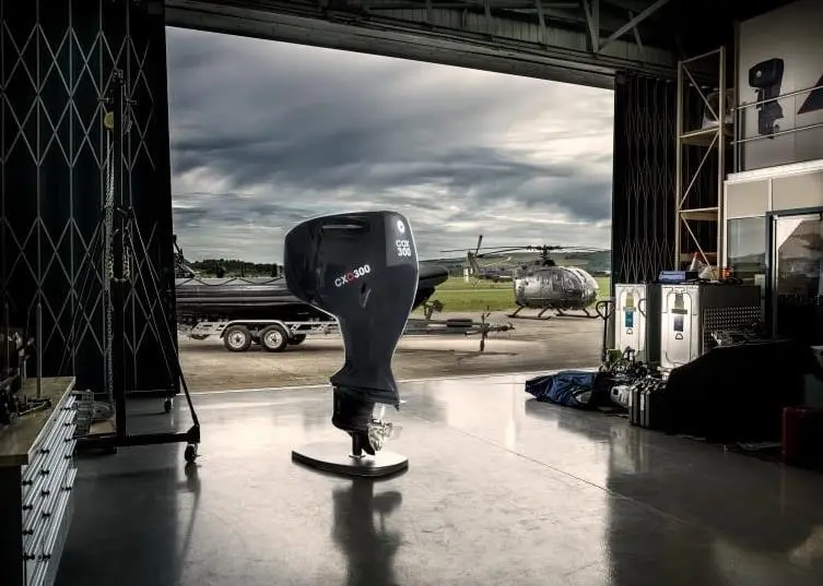 The CXO300 will be tested by the US Coast Guard as part of its research into diesel outboard engine technology