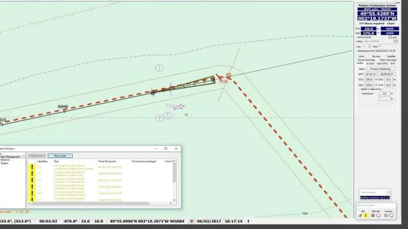 PC Maritime Navmaster ECDIS screenshot