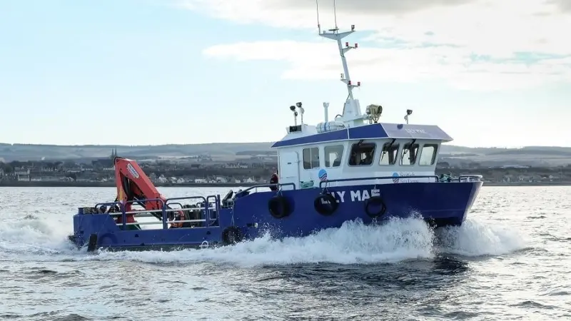 Lily Mae - a 15m fish farm workboat built for Scottish Sea Farms