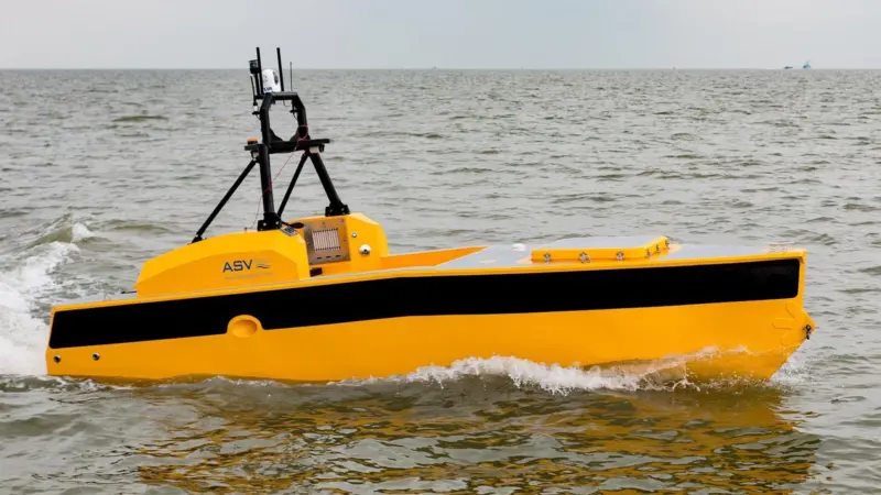 Designed, built, and operated by ASV Global, C-Worker 5 is an ASV which supports construction and survey operations