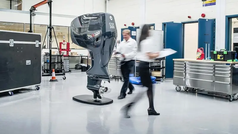 Cox CXO300 on the factory floor