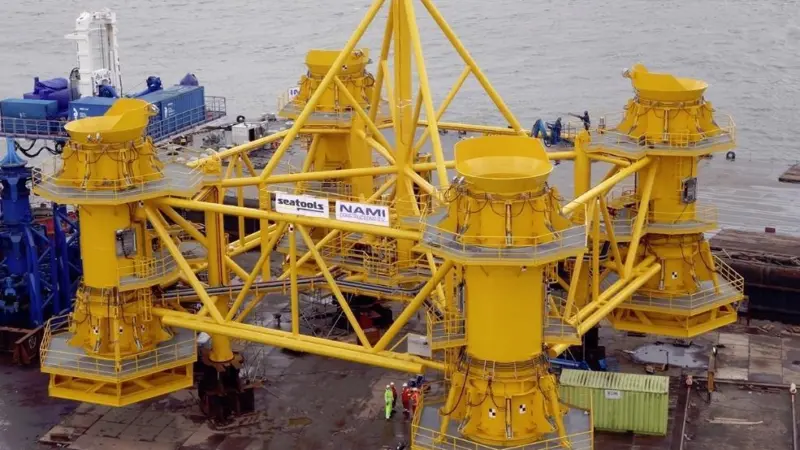 Seatools' Pile Installation Frame