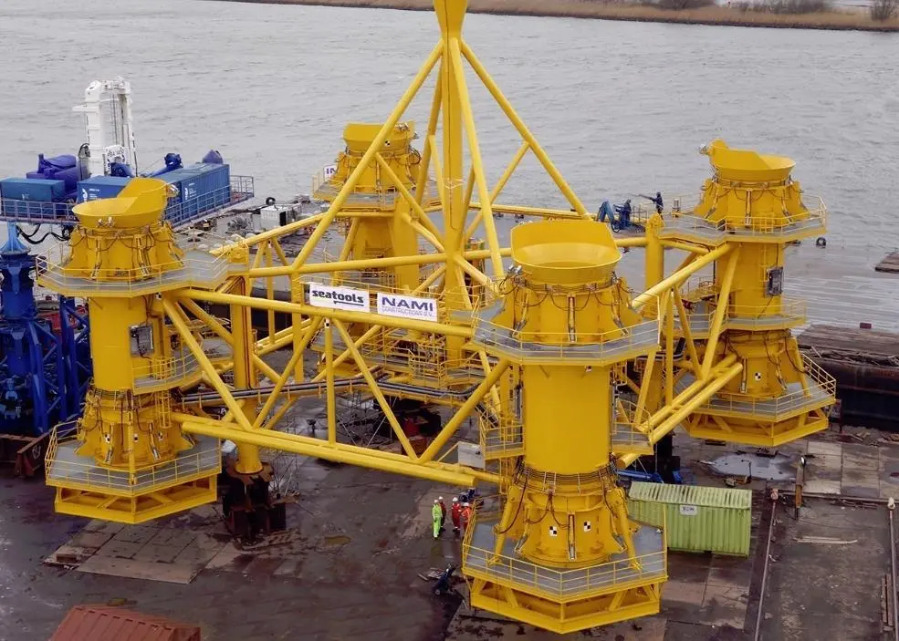 Seatools' Pile Installation Frame
