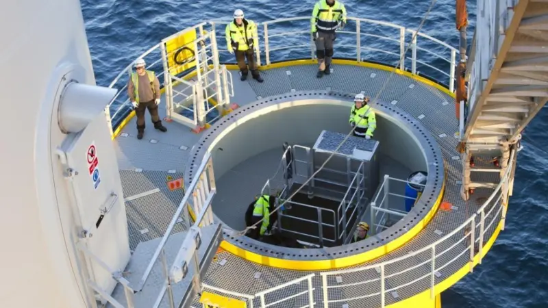 Walney offshore site (Photo: DONG Energy AS)