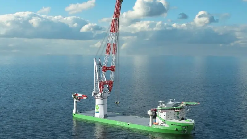 'Orion' will have the ability to lift and install components to heights of more than 170 metres