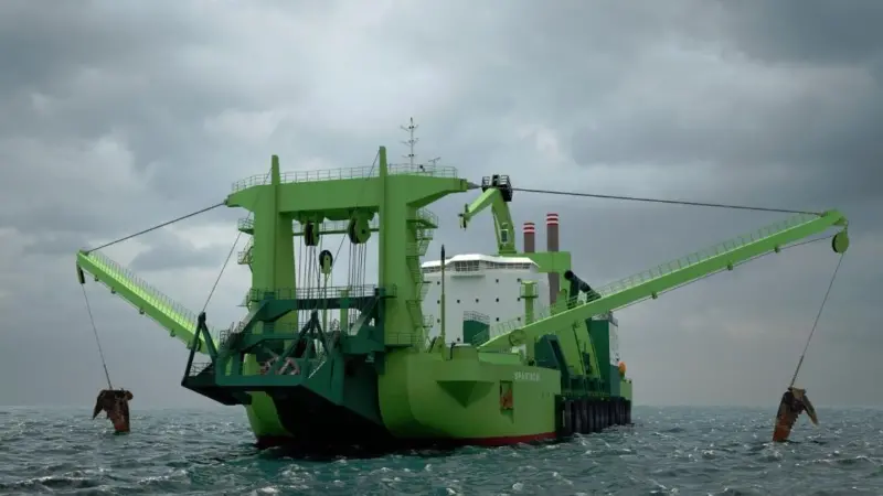 'Spartacus':The world's most powerful cutter dredger and the first to be fuelled by LNG