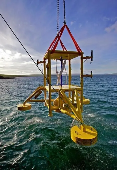 The vertical axis turbine unit is said to be currently performing in line with technical predictions