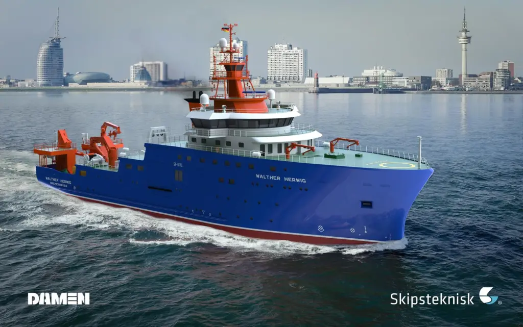 Berlin's latest research ship will be built in Romania (Photo DAMEN-Skipstesknisk)