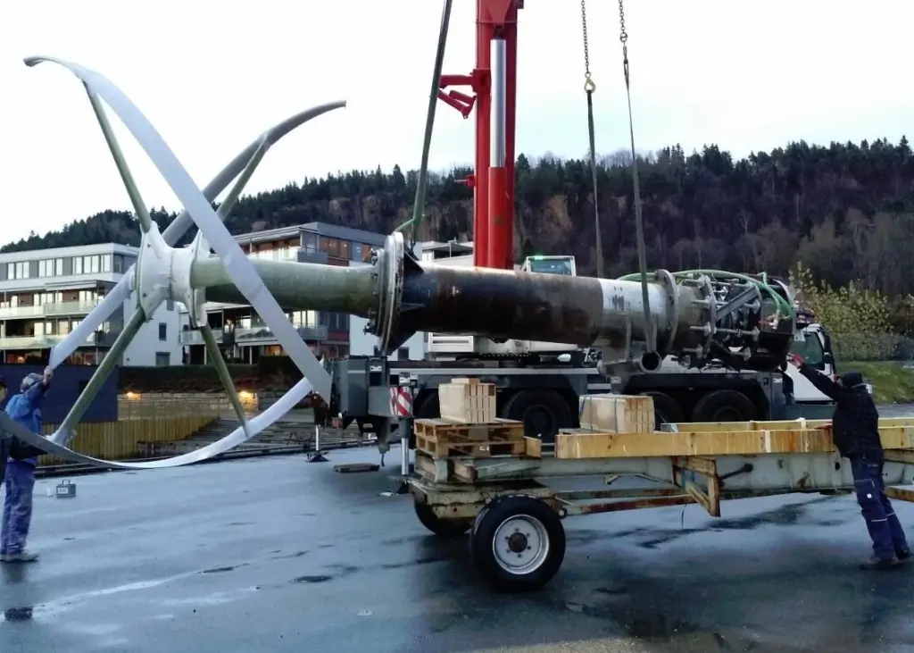 Norwegian Ocean Power's Pulsus prototype turbine
