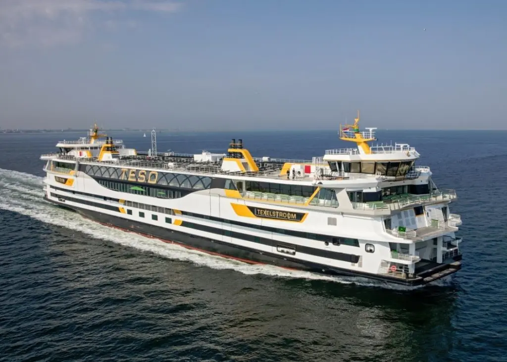 TESO ferry 'Texelstroom' underway