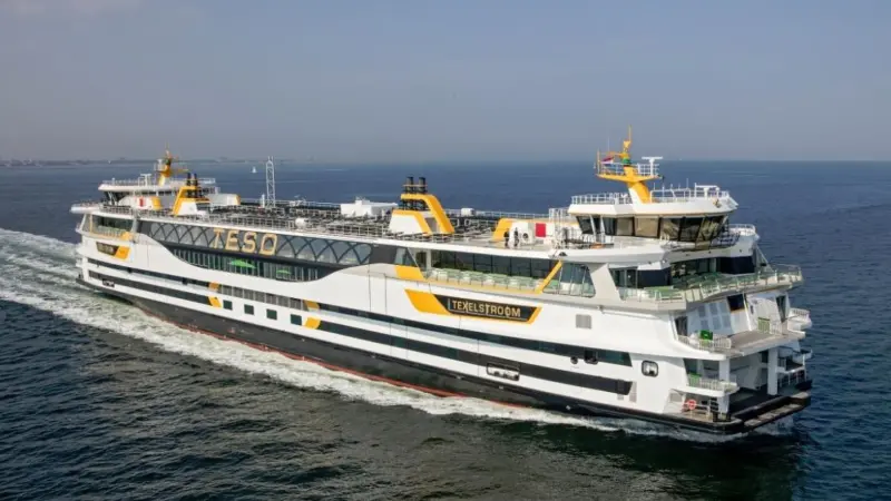 TESO ferry 'Texelstroom' underway