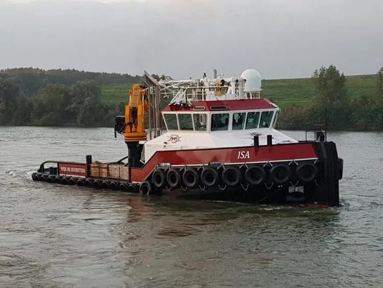 V.O.F. Sleepboot ISA's new Shoalbuster is fitted out for wide area operation (V.O.F Sleepboot ISA)