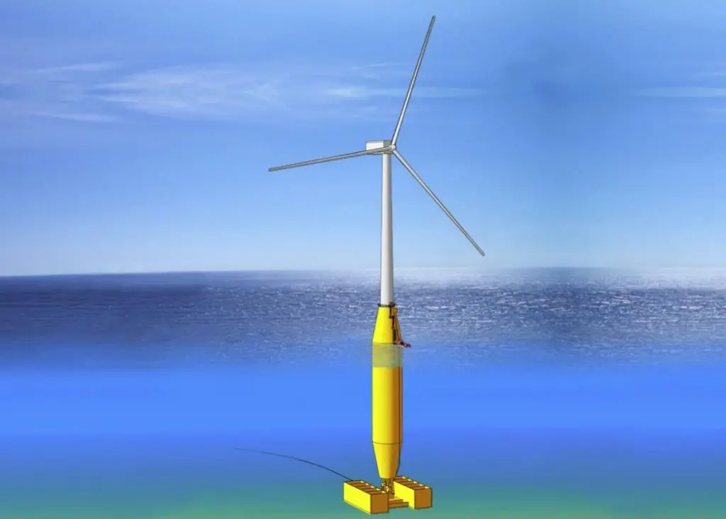 The Articulated Wind Column is designed to operate with the largest of turbines