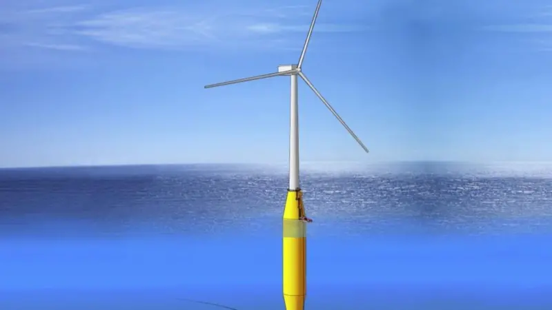 The Articulated Wind Column is designed to operate with the largest of turbines