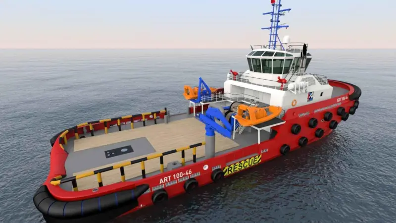 The Rotortug infield support vessel will have a multi-role capability (RAL)