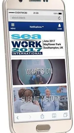 Be sure to download the Seawork app as your companion to the show this year