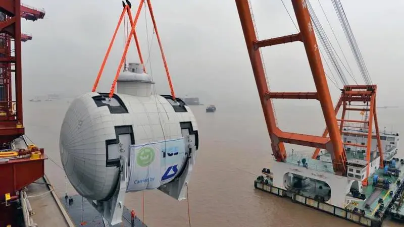 Fuel tank arrival in Bremerhaven