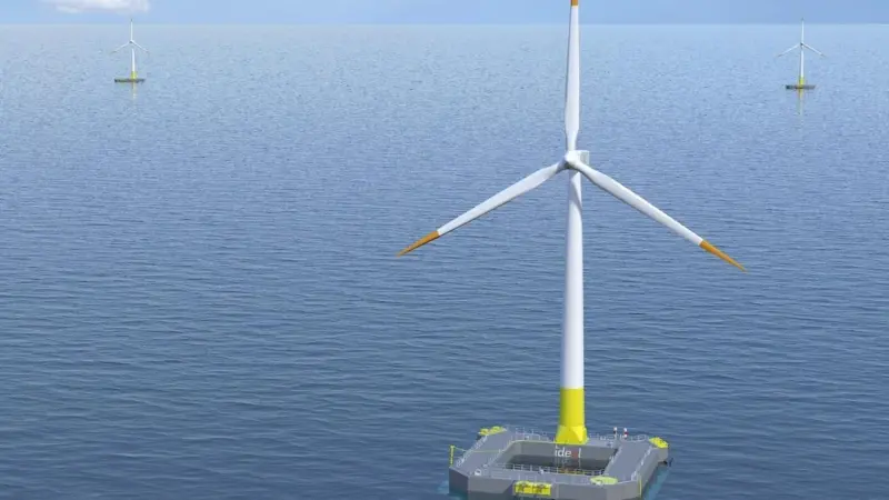 Ideol floating turbine