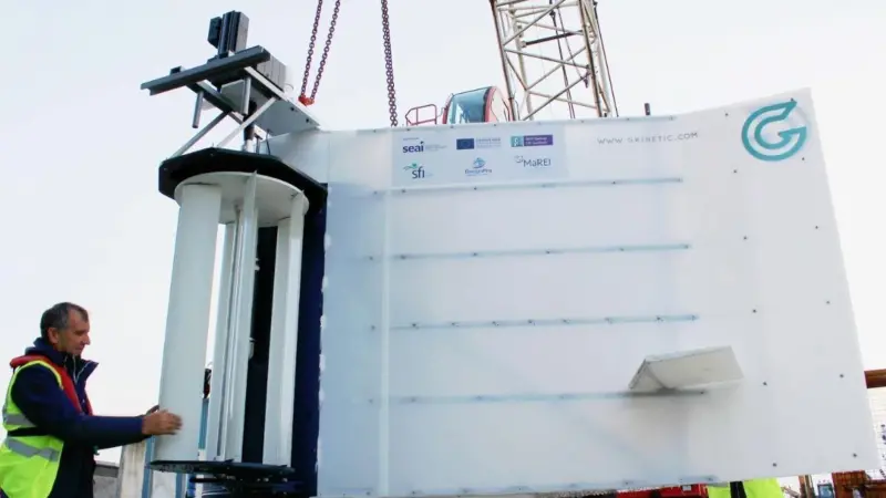 GKinetic's prototype at Limerick Harbour