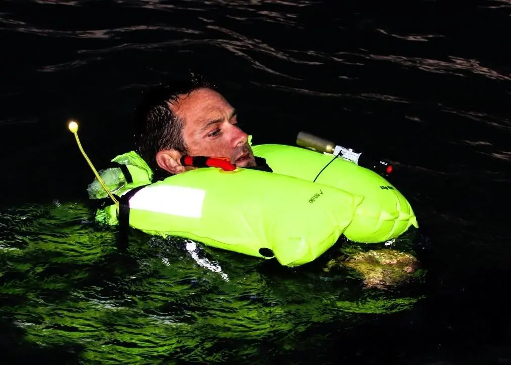 Spinlock's Lume-On bladder light is a boon for locating casualties at night (Spinlock)