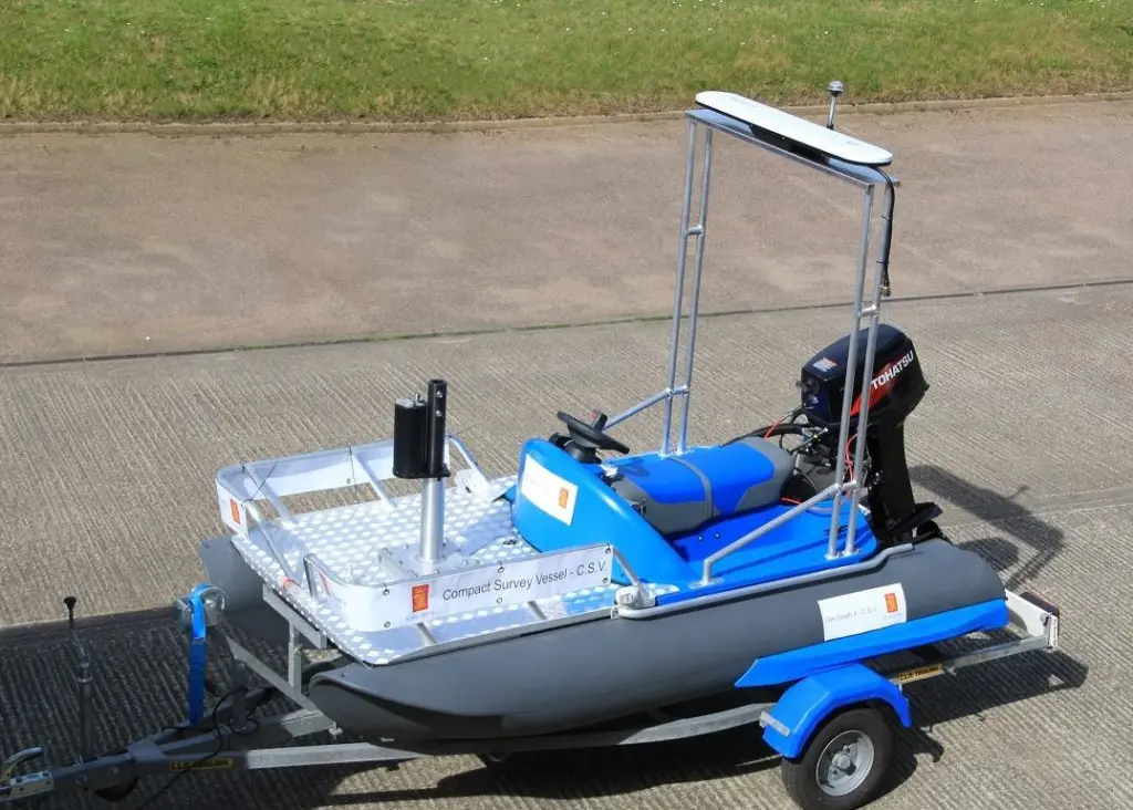 Kongsberg’s new transportable GeoSwath Compact Survey Vessel designed