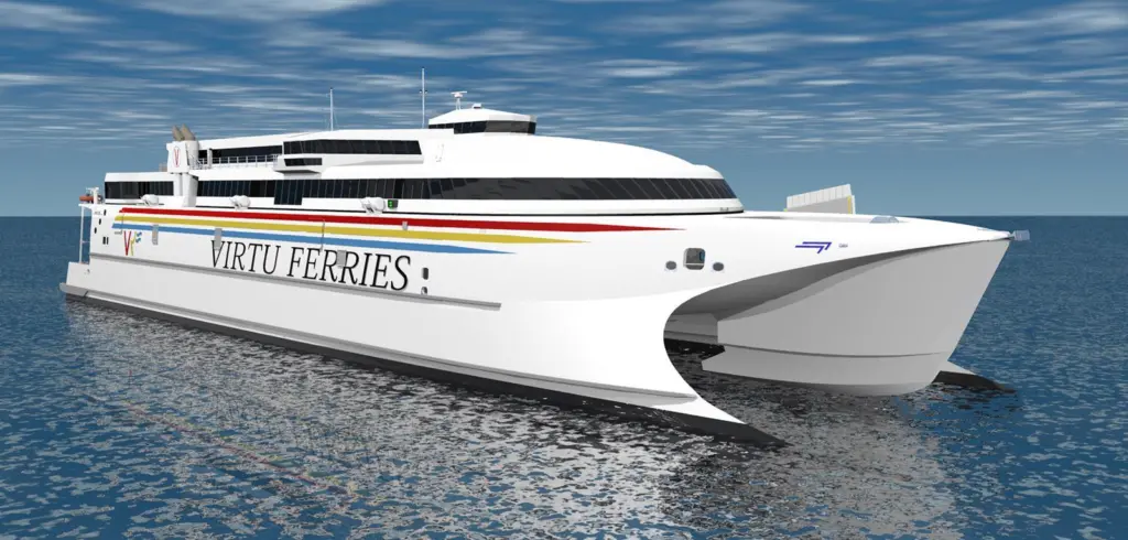 The new high-speed catamaran will apparently be the largest to go into operation in the Med