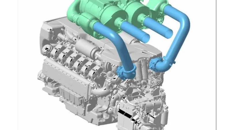 MAN diesel engine type D2862LE469