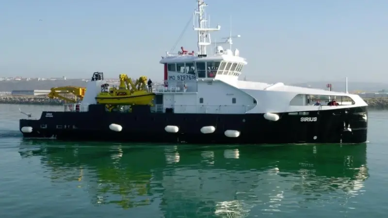 'Sirius' will be based at Ostend, and will carry out operations along the entire Belgian coast