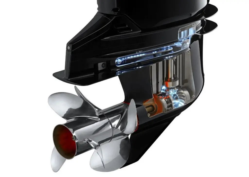 The DF350A’s dual propellers provide three key benefits, compact size, increased stability and greater “traction.”