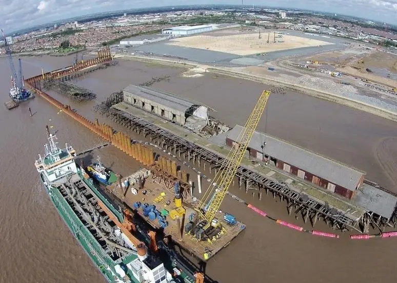 The scheme included infilling one third of Hull’s Alexandra Dock with 780,000 m3 of material
