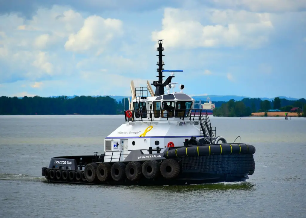 The 'DR HANK KAPLAN' is the first vessel in North America to feature a complete Cat Marine propulsion system