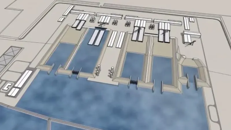 Tunnel element production site
