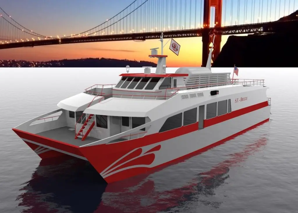 SF BREEZE, a hydrogen fast ferry concept for San Francisco