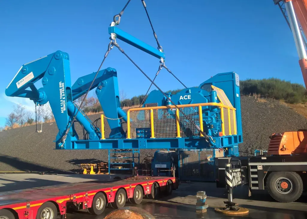 The AHC solution being loaded for delivery, just three and a half weeks after signing