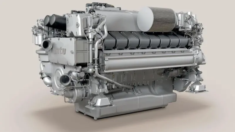 MTU's 2000 series, turbocharged V-16 employed many of the key developments of the last 30 years
