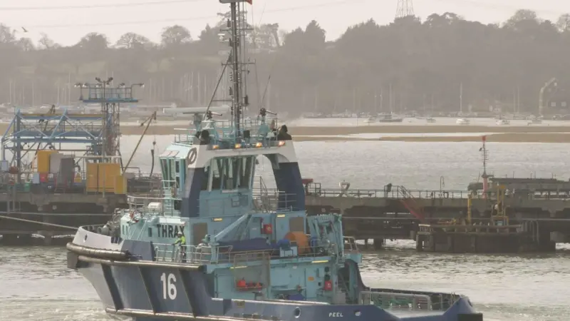 Atlantic Towage & Marine's new addition working at Fawley under its previous name 'Thrax' (Peter Barker)