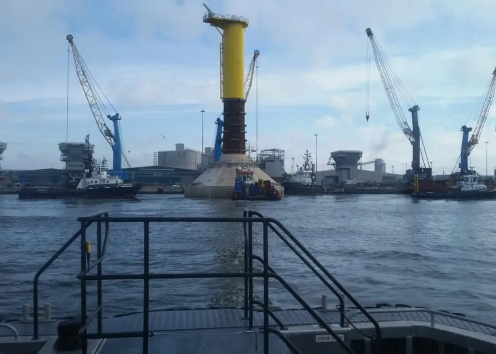 The Gravity Foundation Demonstrator as seen from 'Iceni Courage'