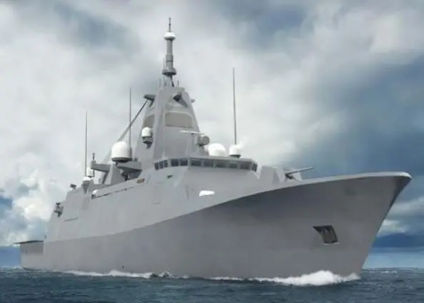 Early concept image of one of the Squadron 2020 corvettes